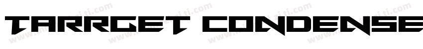 Tarrget Condensed Italic字体转换